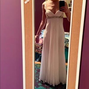 ABS Allen Schwartz. Embellished Chiffon Gown. 4.